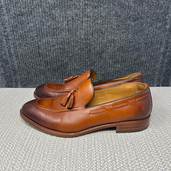 Beckett Simonon Bernard Tassel Loafers Brown Tan Leather Oxfords Mens 10 main image 8